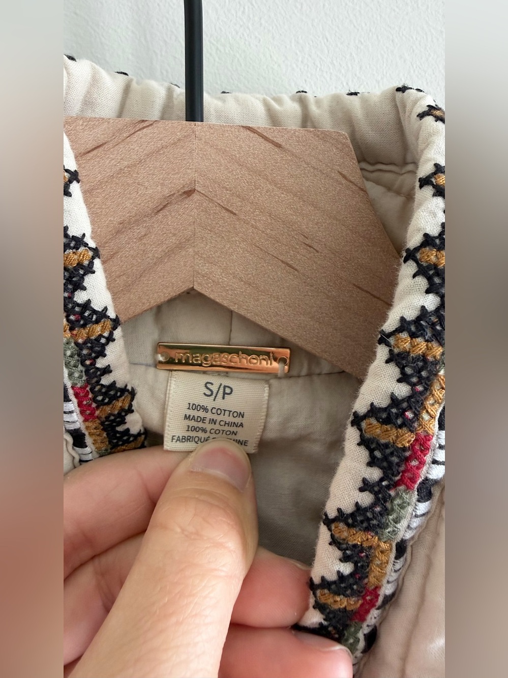 Magaschoni Cotton Quilted Tie Jacket - Picture 8 of 11
